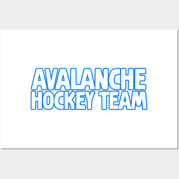 Colorado avalanche Wall Art by Cahya. Id